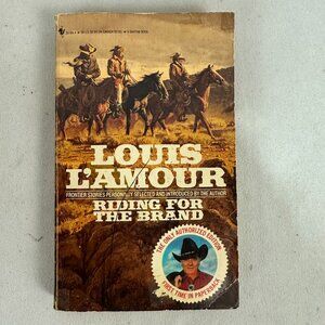 Louis LAmour Riding For The Brand Paperback 1986 Bantam Western Short Stories